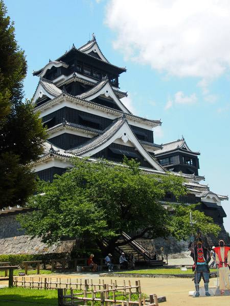 熊本城にやってきたよー