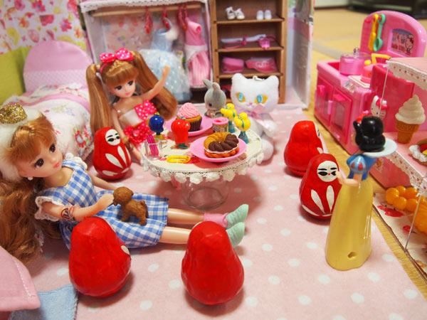 キッチンと棚は家にあったのよ